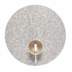 Am billigsten 🎉 Chilewich Metallic Lace Rund Platzset 4er-Set - 4 Stück à Ø 38 Cm - Silver 😀