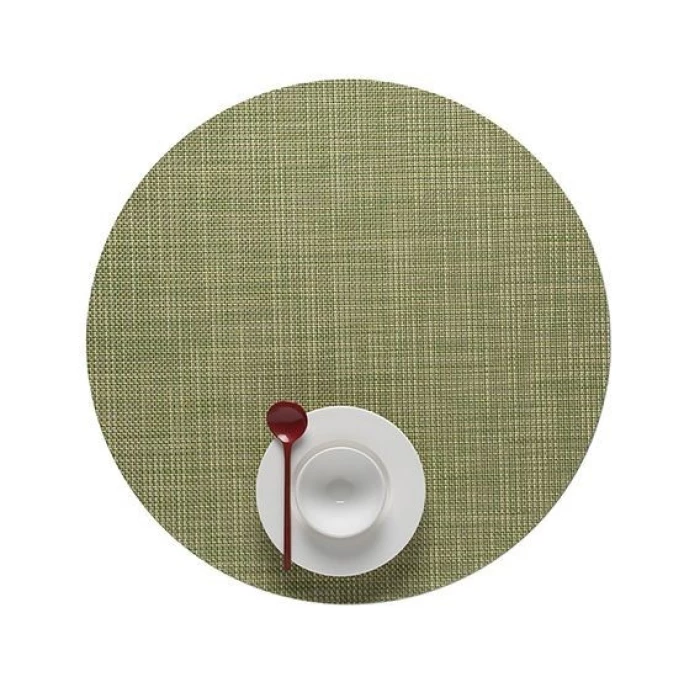 Budget 🥰 Chilewich Mini Basketweave Rund Platzset 4er-Set - 4 Stück à Ø 38 Cm - Dill 😉 3 Budget 🥰 Chilewich Mini Basketweave Rund Platzset 4er-Set - 4 Stück à Ø 38 Cm - Dill 😉