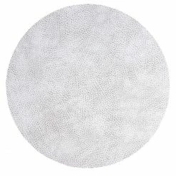 Rabatt 🔥 Lind DNA Circle Hippo Tischset - 4er Set - 4er Set - Ø 30 Cm - White-grey ✨