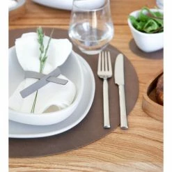 Bestpreis 😍 Lind DNA Double Circle Cloud Tischset - 4er Set - 4er Set - Ø 40 Cm - Brown/sand ✔️ -Lind DNA Shop unnamed file 1133