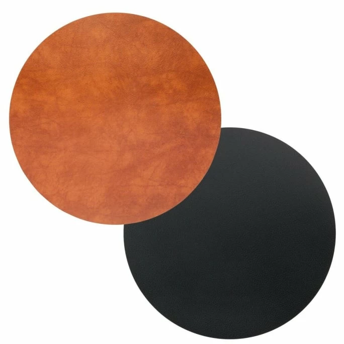 Rabatt 🎁 Lind DNA Double Circle Bull Tischset - 4er Set - 4er Set - Ø 40 Cm - Cognac/black 🎉 3 Rabatt 🎁 Lind DNA Double Circle Bull Tischset - 4er Set - 4er Set - Ø 40 Cm - Cognac/black 🎉