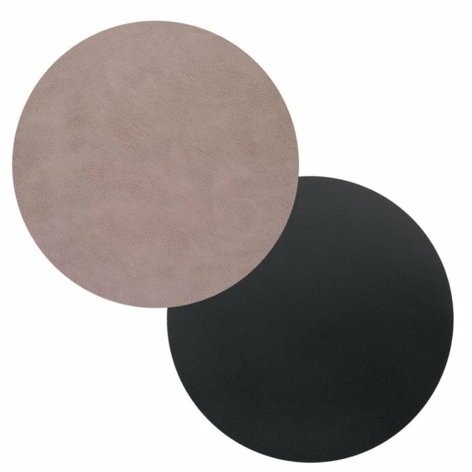 Budget ❤️ Lind DNA Double Circle Bull Tischset - 4er Set - 4er Set - Ø 40 Cm - Warm Grey/black 😉 3 Budget ❤️ Lind DNA Double Circle Bull Tischset - 4er Set - 4er Set - Ø 40 Cm - Warm Grey/black 😉