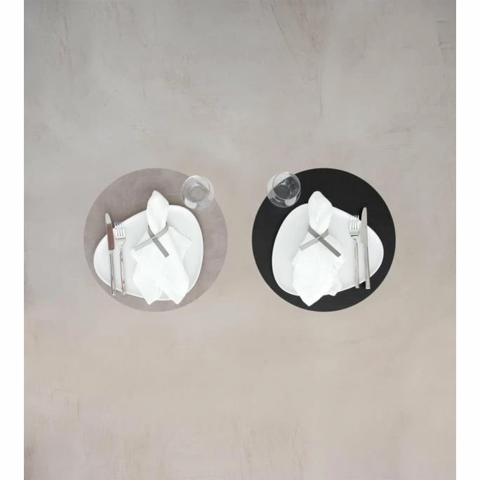 Budget ❤️ Lind DNA Double Circle Bull Tischset - 4er Set - 4er Set - Ø 40 Cm - Warm Grey/black 😉 5 Budget ❤️ Lind DNA Double Circle Bull Tischset - 4er Set - 4er Set - Ø 40 Cm - Warm Grey/black 😉 – Bild 3