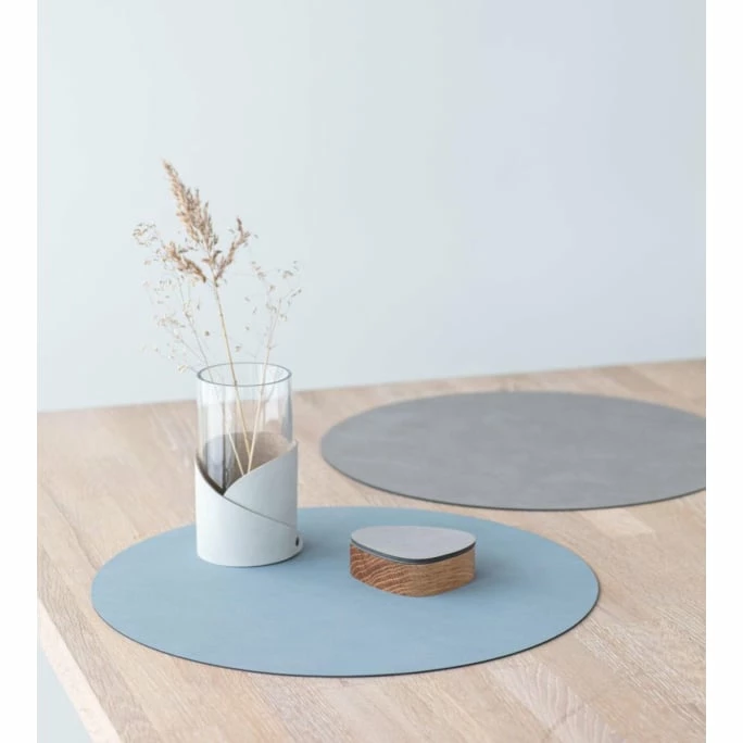 Bester Verkauf 😍 Lind DNA Double Circle Nupo Tischset - 4er Set - 4er Set - Ø 40 Cm - Light Blue/light Grey ❤️ 6 Bester Verkauf 😍 Lind DNA Double Circle Nupo Tischset - 4er Set - 4er Set - Ø 40 Cm - Light Blue/light Grey ❤️ – Bild 4