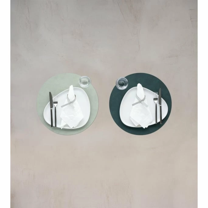 Blitzangebot ❤️ Lind DNA Double Circle Nupo Tischset - 4er Set - 4er Set - Ø 40 Cm - Olive Green/dark Gree 🔔 5 Blitzangebot ❤️ Lind DNA Double Circle Nupo Tischset - 4er Set - 4er Set - Ø 40 Cm - Olive Green/dark Gree 🔔 – Bild 3