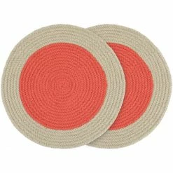 Bestpreis 🌟 Remember Raspberry Tischset 2er Pack - 2 Stück à Ø 38 Cm - Höhe 0,5 Cm - Himbeere ✔️