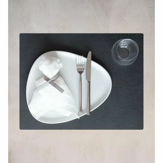 Bester Verkauf 🔥 Lind DNA Square Hippo Tischset - 4er Set - 4er Set - 35x45 Cm - Black-anthracite 💯 4 Bester Verkauf 🔥 Lind DNA Square Hippo Tischset - 4er Set - 4er Set - 35x45 Cm - Black-anthracite 💯 – Bild 2