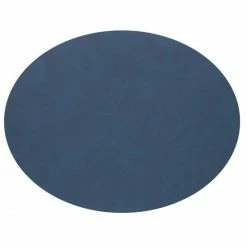 Brandneu 🎁 Lind DNA Oval Nupo Tischset - 4er Set - 4er Set - 35x46 Cm - Midnight Blue 🌟