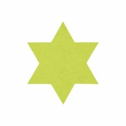 Coupon 🎉 Daff Filz Tischset Stern Aus Merino-Wolle - Ø 30 Cm - Moos Melange 🥰