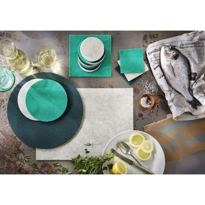 Großhandel ⭐ Daff Fiberixx Stern Tisch-Set - Ø 30 Cm - Beige Melange 🎁 4 Großhandel ⭐ Daff Fiberixx Stern Tisch-Set - Ø 30 Cm - Beige Melange 🎁 – Bild 2