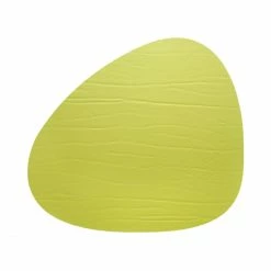 Blitzangebot 🌟 Daff Leatherixx Dumbo Island Tischset Rechteckig - 37,5x43 Cm - Lime 😀