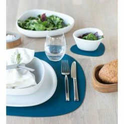 Schlussverkauf 🔥 Lind DNA Curve Nupo Tischset - 4er Set - 4er Set - 37x44 Cm - Petrol 🎉 -Lind DNA Shop unnamed file 1303