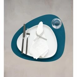 Schlussverkauf 🔥 Lind DNA Curve Nupo Tischset - 4er Set - 4er Set - 37x44 Cm - Petrol 🎉 -Lind DNA Shop unnamed file 1304