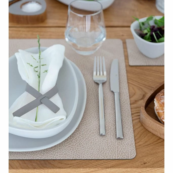 Bester Verkauf 💯 Lind DNA Square Hippo Tischset - 4er Set - 4er Set - 35x45 Cm - Sand ❤️ 4 Bester Verkauf 💯 Lind DNA Square Hippo Tischset - 4er Set - 4er Set - 35x45 Cm - Sand ❤️ – Bild 2