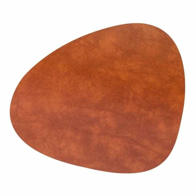 Auslauf ❤️ Lind DNA Curve Bull Tischset - 4er Set - 4er Set - 37x44 Cm - Cognac ???? 3 Auslauf ❤️ Lind DNA Curve Bull Tischset - 4er Set - 4er Set - 37x44 Cm - Cognac ????