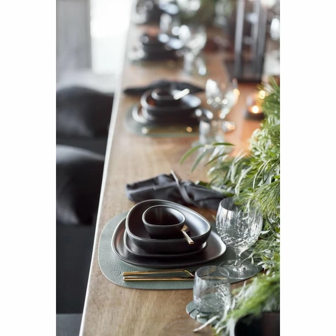 Budget 🔥 Lind DNA Curve Hippo Tischset - 4er Set - 4er Set - 37x44 Cm - Forest Green 🌟 4 Budget 🔥 Lind DNA Curve Hippo Tischset - 4er Set - 4er Set - 37x44 Cm - Forest Green 🌟 – Bild 2