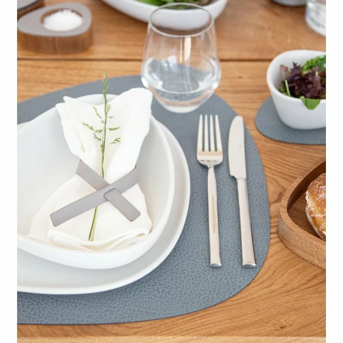 Bester Verkauf ???? Lind DNA Curve Hippo Tischset - 4er Set - 4er Set - 37x44 Cm - Light Blue ???? 4 Bester Verkauf ???? Lind DNA Curve Hippo Tischset - 4er Set - 4er Set - 37x44 Cm - Light Blue ???? – Bild 2