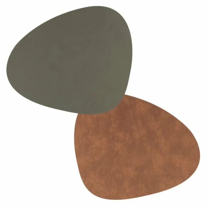 Billig 🌟 Lind DNA Double Curve Nupo Tischset - 4er Set - 4er Set - 37x44 Cm - Army Green/nature 🌟 3 Billig 🌟 Lind DNA Double Curve Nupo Tischset - 4er Set - 4er Set - 37x44 Cm - Army Green/nature 🌟