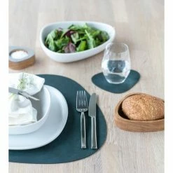 Bestpreis 🛒 Lind DNA Double Curve Nupo Tischset - 4er Set - 4er Set - 37x44 Cm - Dark Green/olive Green ✔️ -Lind DNA Shop unnamed file 1400