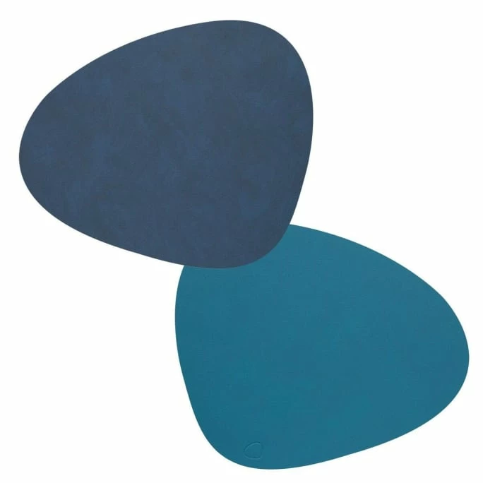 Schlussverkauf ???? Lind DNA Double Curve Nupo Tischset - 4er Set - 4er Set - 37x44 Cm - Midnight Blue/petrol ???? 3 Schlussverkauf ???? Lind DNA Double Curve Nupo Tischset - 4er Set - 4er Set - 37x44 Cm - Midnight Blue/petrol ????