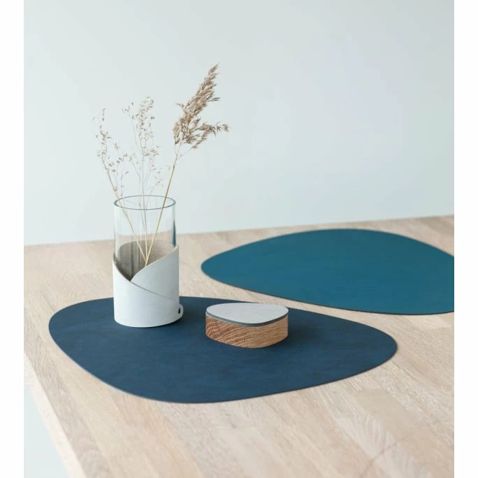 Schlussverkauf ???? Lind DNA Double Curve Nupo Tischset - 4er Set - 4er Set - 37x44 Cm - Midnight Blue/petrol ???? 6 Schlussverkauf ???? Lind DNA Double Curve Nupo Tischset - 4er Set - 4er Set - 37x44 Cm - Midnight Blue/petrol ???? – Bild 4