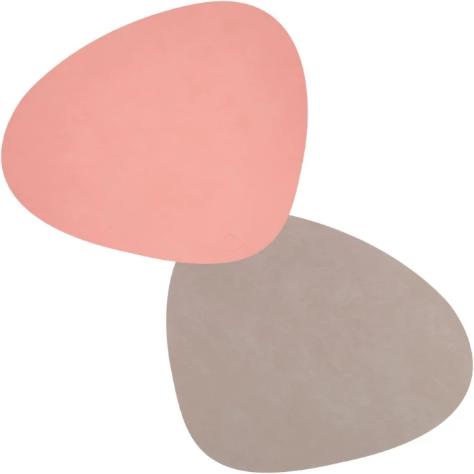 Neu 🔥 Lind DNA DOUBLE CURVE Nupo Tischset - 4er Set - 4er Set - Größe L: 37x44 Cm - Rose/light Grey 💯 3 Neu 🔥 Lind DNA DOUBLE CURVE Nupo Tischset - 4er Set - 4er Set - Größe L: 37x44 Cm - Rose/light Grey 💯