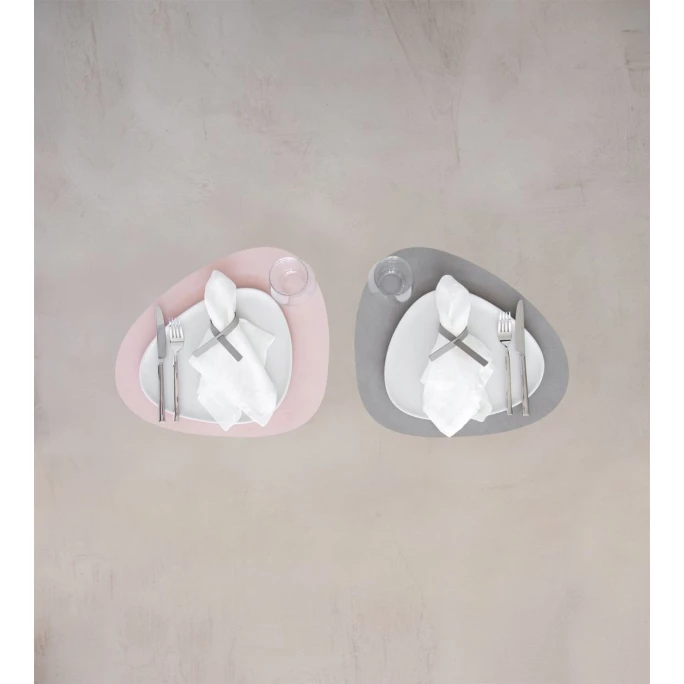 Neu 🔥 Lind DNA DOUBLE CURVE Nupo Tischset - 4er Set - 4er Set - Größe L: 37x44 Cm - Rose/light Grey 💯 4 Neu 🔥 Lind DNA DOUBLE CURVE Nupo Tischset - 4er Set - 4er Set - Größe L: 37x44 Cm - Rose/light Grey 💯 – Bild 2