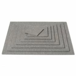 Angebote 👏 HEY-SIGN Topf-Untersetzer Aus Natur-Filz - 35x35 Cm - Hellmeliert 🎉