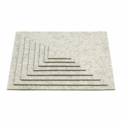 Auslauf 🌟 HEY-SIGN Topf-Untersetzer Aus Natur-Filz - 35x35 Cm - Marmor 😍