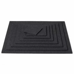 Am billigsten 🎁 HEY-SIGN Topf-Untersetzer Aus Natur-Filz - 35x35 Cm - Graphit 🧨