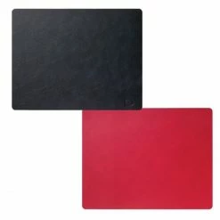 Blitzangebot ❤️ Lind DNA Square Double Cloud Tischset - 4er Set - 4er Set - 35x45 Cm - Black/red 💯