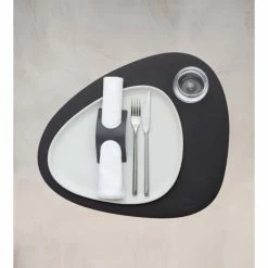 Schlussverkauf 🌟 Lind DNA CURVE Serene Tischset - 4er Set - 4er Set - Größe L: 37x44 Cm - Black 💯 -Lind DNA Shop unnamed file 1601