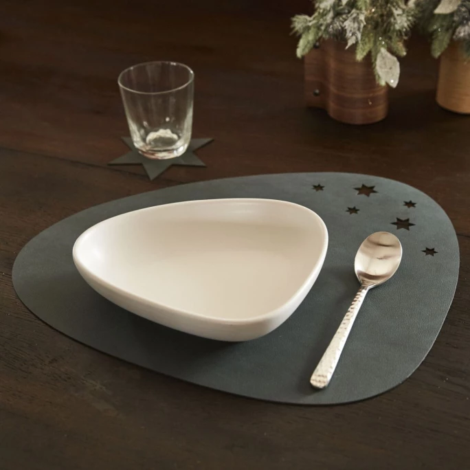 Auslauf ⌛ Lind DNA CURVE STAR Nupo Tischset - 4er Set - 4er Set - Größe L: 37x44 Cm - Dark Green ⭐ 4 Auslauf ⌛ Lind DNA CURVE STAR Nupo Tischset - 4er Set - 4er Set - Größe L: 37x44 Cm - Dark Green ⭐ – Bild 2