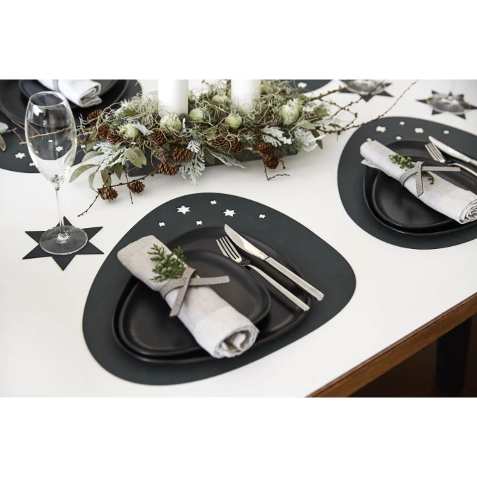 Auslauf ⌛ Lind DNA CURVE STAR Nupo Tischset - 4er Set - 4er Set - Größe L: 37x44 Cm - Dark Green ⭐ 5 Auslauf ⌛ Lind DNA CURVE STAR Nupo Tischset - 4er Set - 4er Set - Größe L: 37x44 Cm - Dark Green ⭐ – Bild 3