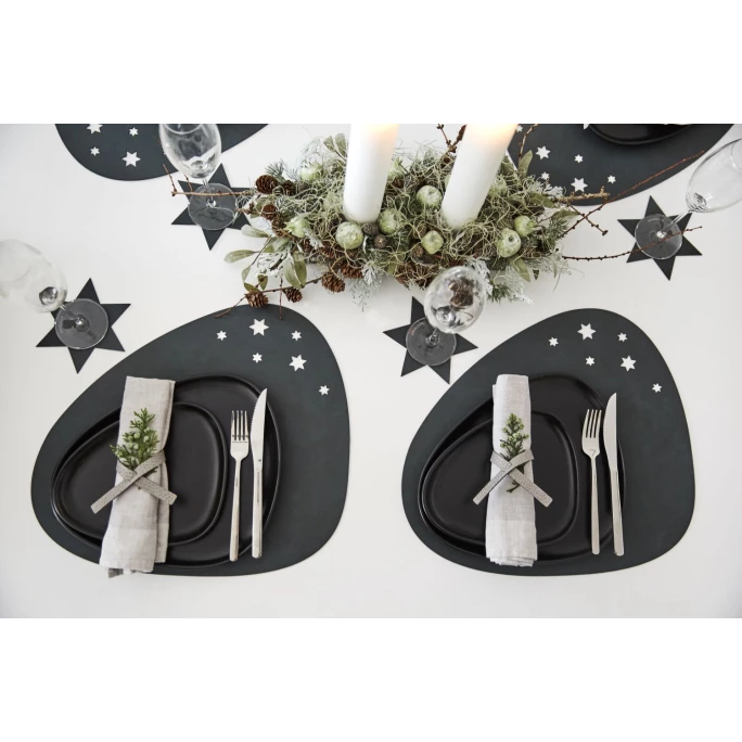 Auslauf ⌛ Lind DNA CURVE STAR Nupo Tischset - 4er Set - 4er Set - Größe L: 37x44 Cm - Dark Green ⭐ 6 Auslauf ⌛ Lind DNA CURVE STAR Nupo Tischset - 4er Set - 4er Set - Größe L: 37x44 Cm - Dark Green ⭐ – Bild 4