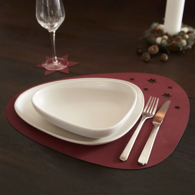 Top 10 👍 Lind DNA CURVE STAR Nupo Tischset - 4er Set - 4er Set - Größe L: 37x44 Cm - Red ❤️ 3 Top 10 👍 Lind DNA CURVE STAR Nupo Tischset - 4er Set - 4er Set - Größe L: 37x44 Cm - Red ❤️