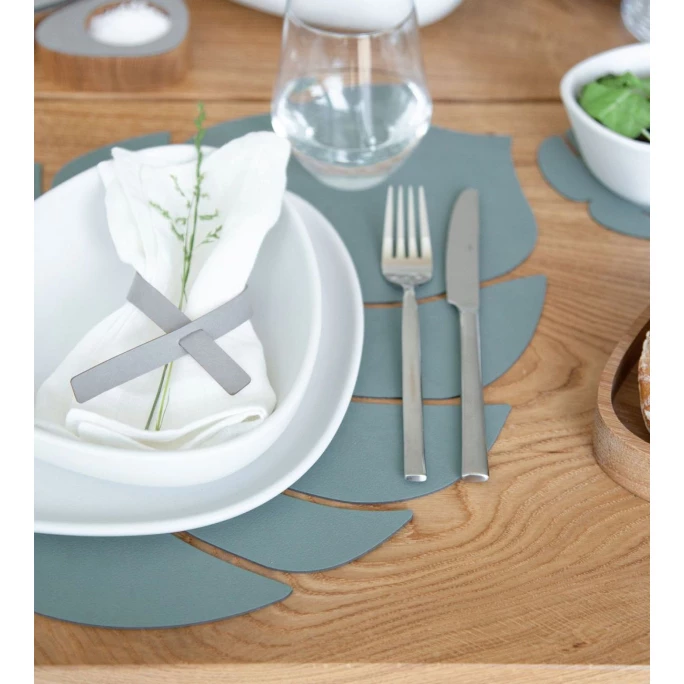 Großhandel 😉 Lind DNA Monstera Leaf Nupo Tischset - 4er Set - 4er Set - Größe L: 42x35 Cm - Pastel Green 😍 6 Großhandel 😉 Lind DNA Monstera Leaf Nupo Tischset - 4er Set - 4er Set - Größe L: 42x35 Cm - Pastel Green 😍 – Bild 4