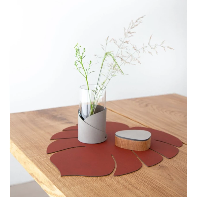 Top 10 👏 Lind DNA Monstera Leaf Nupo Tischset - 4er Set - 4er Set - Größe L: 42x35 Cm - Sienna 💯 5 Top 10 👏 Lind DNA Monstera Leaf Nupo Tischset - 4er Set - 4er Set - Größe L: 42x35 Cm - Sienna 💯 – Bild 3