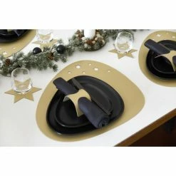 Angebote 🛒 Lind DNA CURVE STAR Hippo Tischset - Größe: 37x44 Cm - Gold 😀 -Lind DNA Shop unnamed file 1689