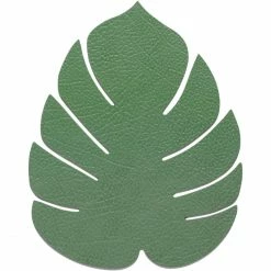 Großhandel 😍 Lind DNA Monstera Leaf Hippo Tischset - Größe S: 26x22 Cm - Forest Green ❤️