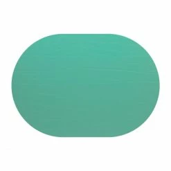 Coupon 🌟 Daff Leatherixx Dumbo Tisch-Set Oval - 34x42 Cm - Pool Green 👏