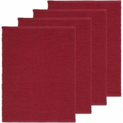 Am billigsten ❤️ Linum UNI Tischset - 4er Set - 35x46 Cm - Red D90 🧨