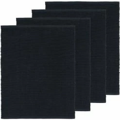 Angebote 🔥 Linum UNI Tischset - 4er Set - 35x46 Cm - Black H1 😀