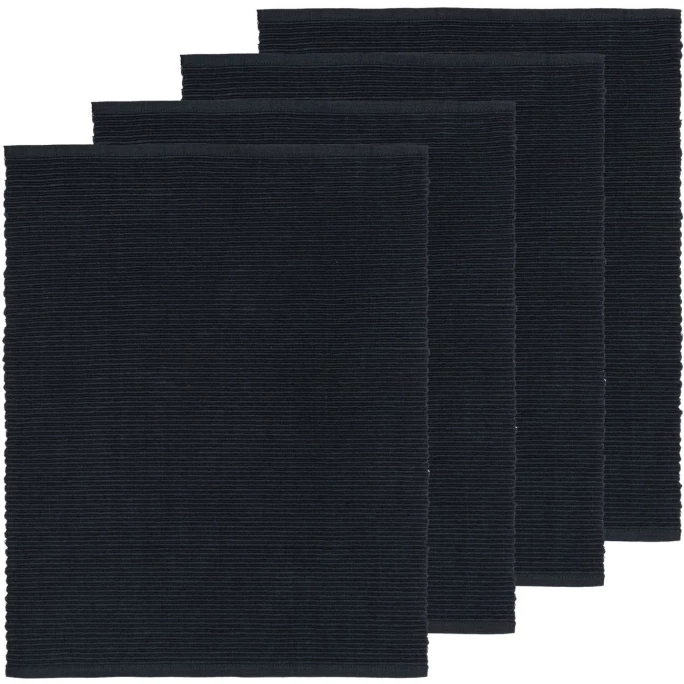 Angebote 🔥 Linum UNI Tischset - 4er Set - 35x46 Cm - Black H1 😀 3 Angebote 🔥 Linum UNI Tischset - 4er Set - 35x46 Cm - Black H1 😀