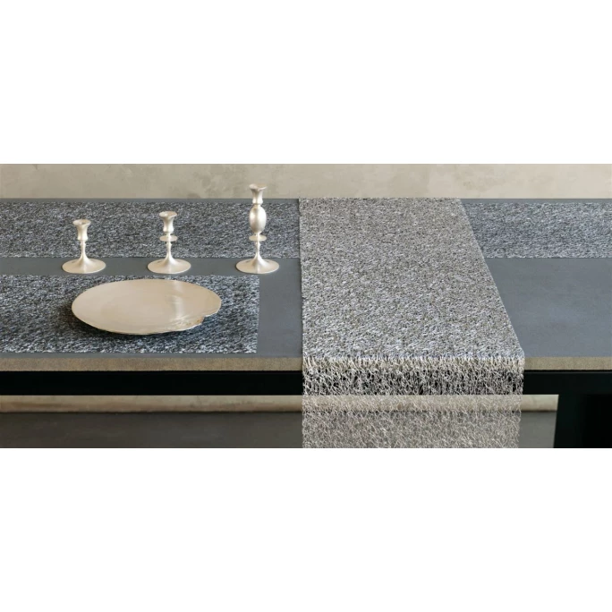 Bestpreis 👏 Chilewich Metallic Lace Platzset 4er-Set - 4 Stück à 36x48 Cm - Silver 💯 5 Bestpreis 👏 Chilewich Metallic Lace Platzset 4er-Set - 4 Stück à 36x48 Cm - Silver 💯 – Bild 3