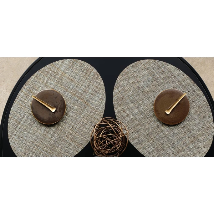 Billig 🛒 Chilewich Mini Basketweave Oval Platzset 4er-Set - 4 Stück à 36x49 Cm - Linen 😉 4 Billig 🛒 Chilewich Mini Basketweave Oval Platzset 4er-Set - 4 Stück à 36x49 Cm - Linen 😉 – Bild 2