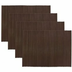 Großhandel ✔️ House Doctor Tischset Bamb 4er-Set - 33x45 Cm - Braun 🧨