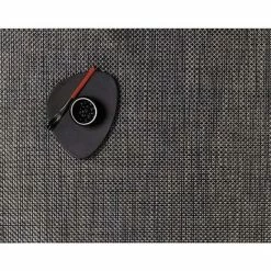 Neu 🎉 Chilewich Basketweave Platzset 4er-Set - 4 Stück à 36x48 Cm - Carbon 😉