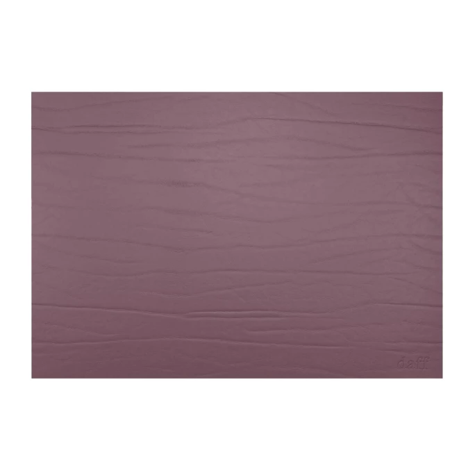 Rabatt 😀 Daff Leatherixx Dumbo Tischset Rechteckig - 31x42 Cm - Eggplant 🌟 3 Rabatt 😀 Daff Leatherixx Dumbo Tischset Rechteckig - 31x42 Cm - Eggplant 🌟