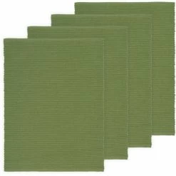 Billig 👏 Linum UNI Tischset - 4er Set - 35x46 Cm - Moss Green A18 🔔